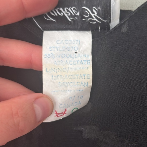 Vintage Jackie K Little Black Dress | Beaded Straps | Size 9/10 (M) - Picture 6 of 7